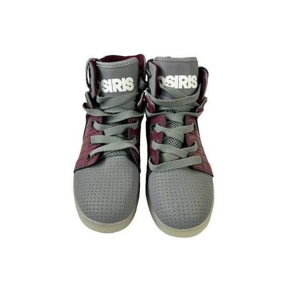 Osiris Burgundy & Grey Shoes - Picture 3 of 9